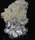 Quartz, twinned Galena, Pyrite
