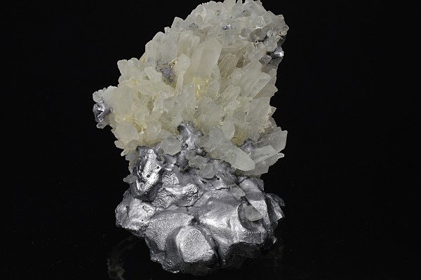 Quartz, twinned Galena, Pyrite