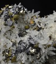 Quartz, Chalcopyrite, Pyrite, Sphalerite