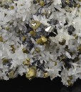 Quartz, Chalcopyrite, Pyrite, Sphalerite
