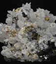 Quartz, Sphalerite, Pyrite, Chalcopyrite