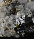 Quartz, Sphalerite, Pyrite, Chalcopyrite