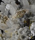 Quartz, Sphalerite, Pyrite, Chalcopyrite