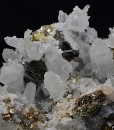 Quartz, Sphalerite, Pyrite, Chalcopyrite