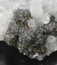 Quartz, Sphalerite, Chalcopyrite