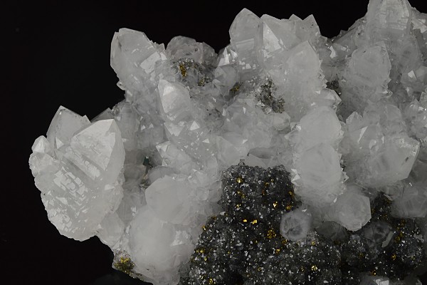 Quartz, Sphalerite, Chalcopyrite