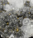 Quartz, Sphalerite, Chalcopyrite