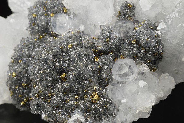Quartz, Sphalerite, Chalcopyrite