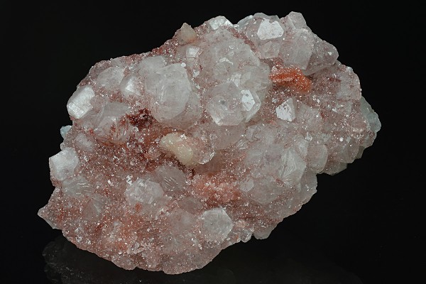 Pink Apophyllite, Chalcedony, Stilbite