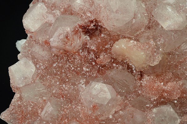 Pink Apophyllite, Chalcedony, Stilbite
