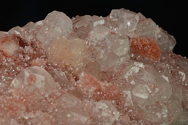 Pink Apophyllite, Chalcedony, Stilbite
