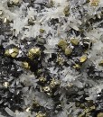 Quartz, Sphalerite, Chalcopyrite, Pyrite