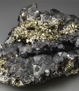Pyrite on Sphalerite, Quartz