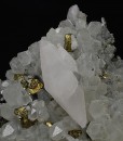 Quartz, Calcite, Chalcopyrite