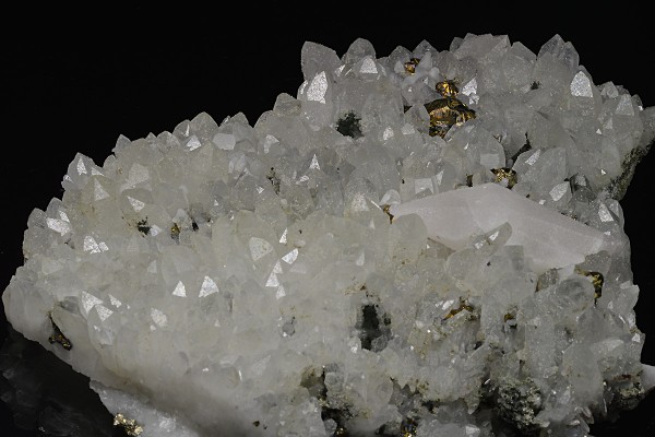 Quartz, Calcite, Chalcopyrite