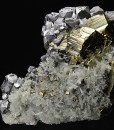 Truncated Galena, Quartz, Pyrite