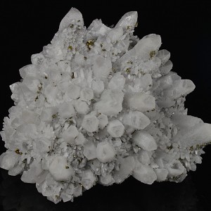 Quartz with growth phantoms, Chalcopyrite