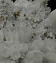 Quartz with growth phantoms, Chalcopyrite