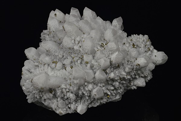 Quartz with growth phantoms, Chalcopyrite