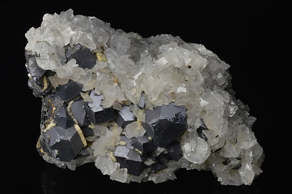 Twinned Galena, Calcite