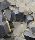 Twinned Galena, Calcite