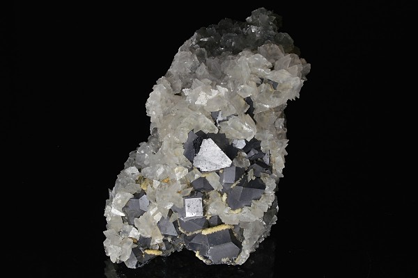 Twinned Galena, Calcite