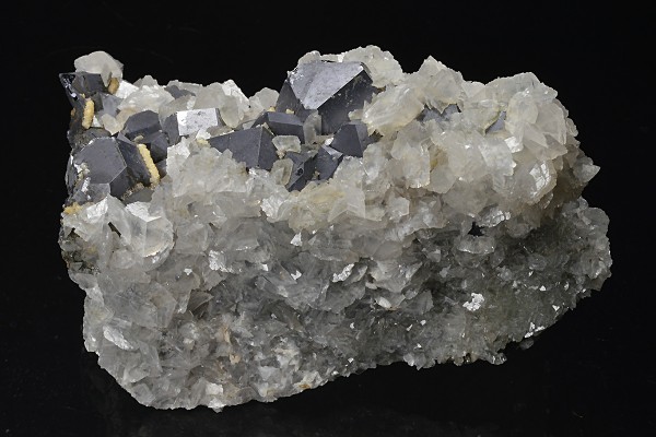 Twinned Galena, Calcite