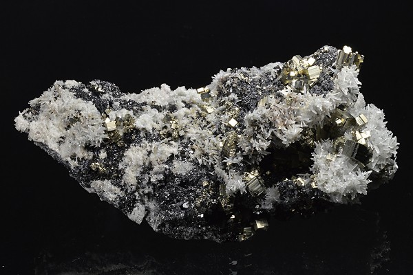 Pyrite, Quartz, Sphalerite