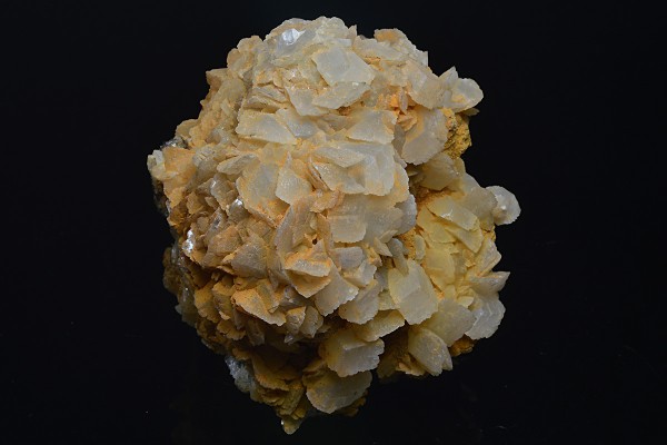 Pyrite, two generations Calcite