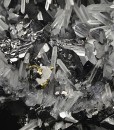 Quartz on Sphalerite, Chalcopyrite