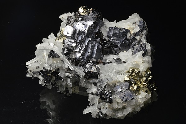Galena, Quartz, Pyrite, Sphalerite