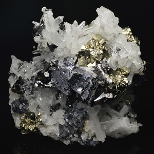 Galena, Quartz, Pyrite, Sphalerite
