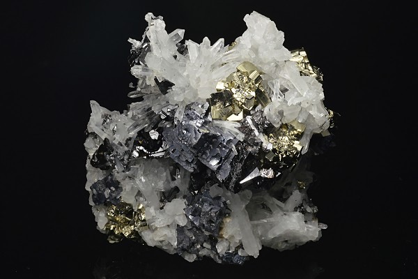 Galena, Quartz, Pyrite, Sphalerite
