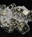 Calcite on Pyrite