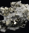 Calcite on Pyrite