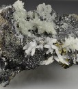 Quartz on Sphalerite, Chalcopyrite, Pyrite, Galena