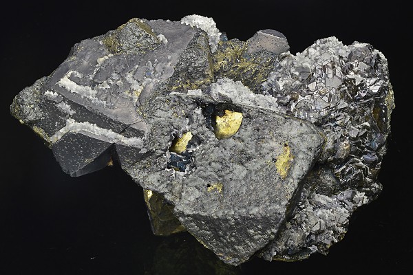 Galena, Sphalerite, Chalcopyrite, Quartz