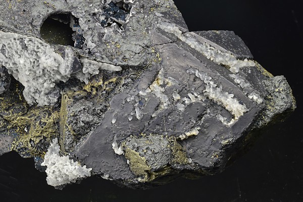 Galena, Sphalerite, Chalcopyrite, Quartz