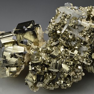 Pyrite, Quartz, Calcite, Galena