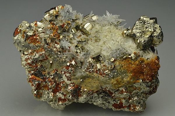 Pyrite with Quartz inclusions