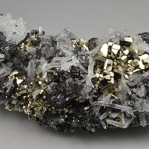 Pyrite, Quartz, Sphalerite
