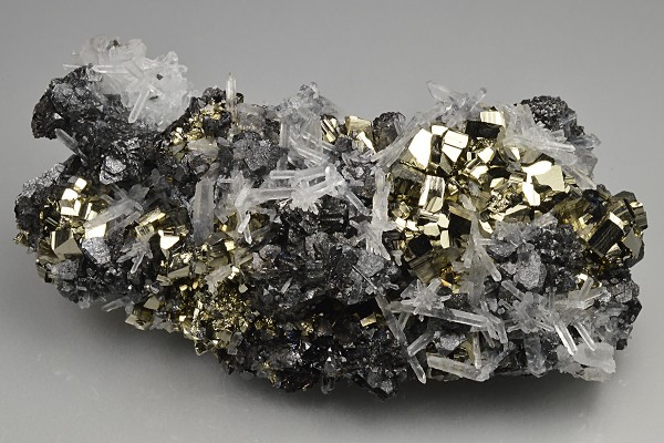 Pyrite, Quartz, Sphalerite