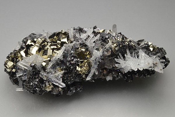 Pyrite, Quartz, Sphalerite