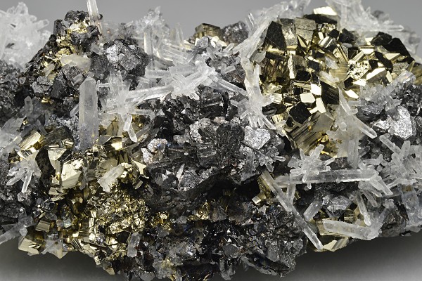 Pyrite, Quartz, Sphalerite