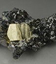 Pyrite, gem Sphalerite var.Cleiophane, skeletal Galena, Quartz