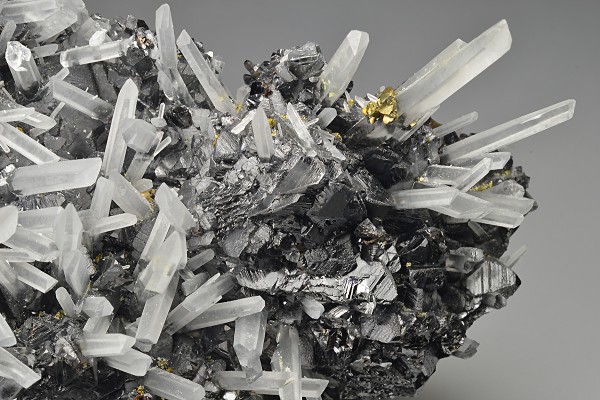 Sphalerite, Quartz, Chalcopyrite