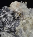 Twinned Galena, Quartz, Calcite, Sphalerite