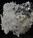 Twinned Galena, Quartz, Calcite, Sphalerite