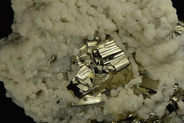 Calcite, Quartz, Pyrite