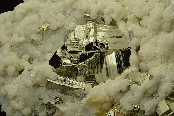 Calcite, Quartz, Pyrite